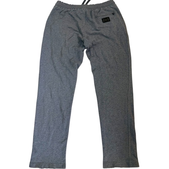 DOLCE & GABBANA Pants Gray Fantasy Cotton Men Sweatpants Size 50 USA 34 - Picture 2 of 11